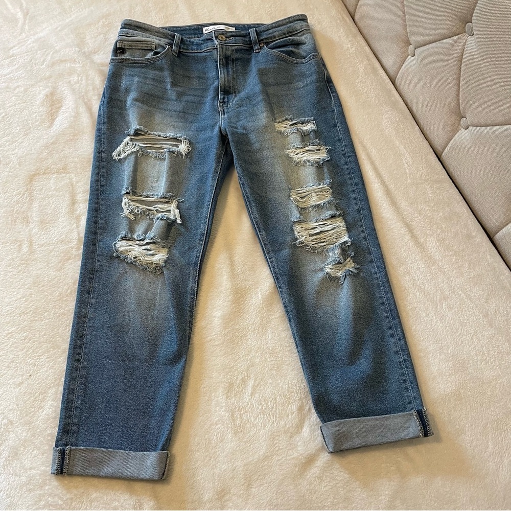 KanCan Stretch Denim Capris - size 28